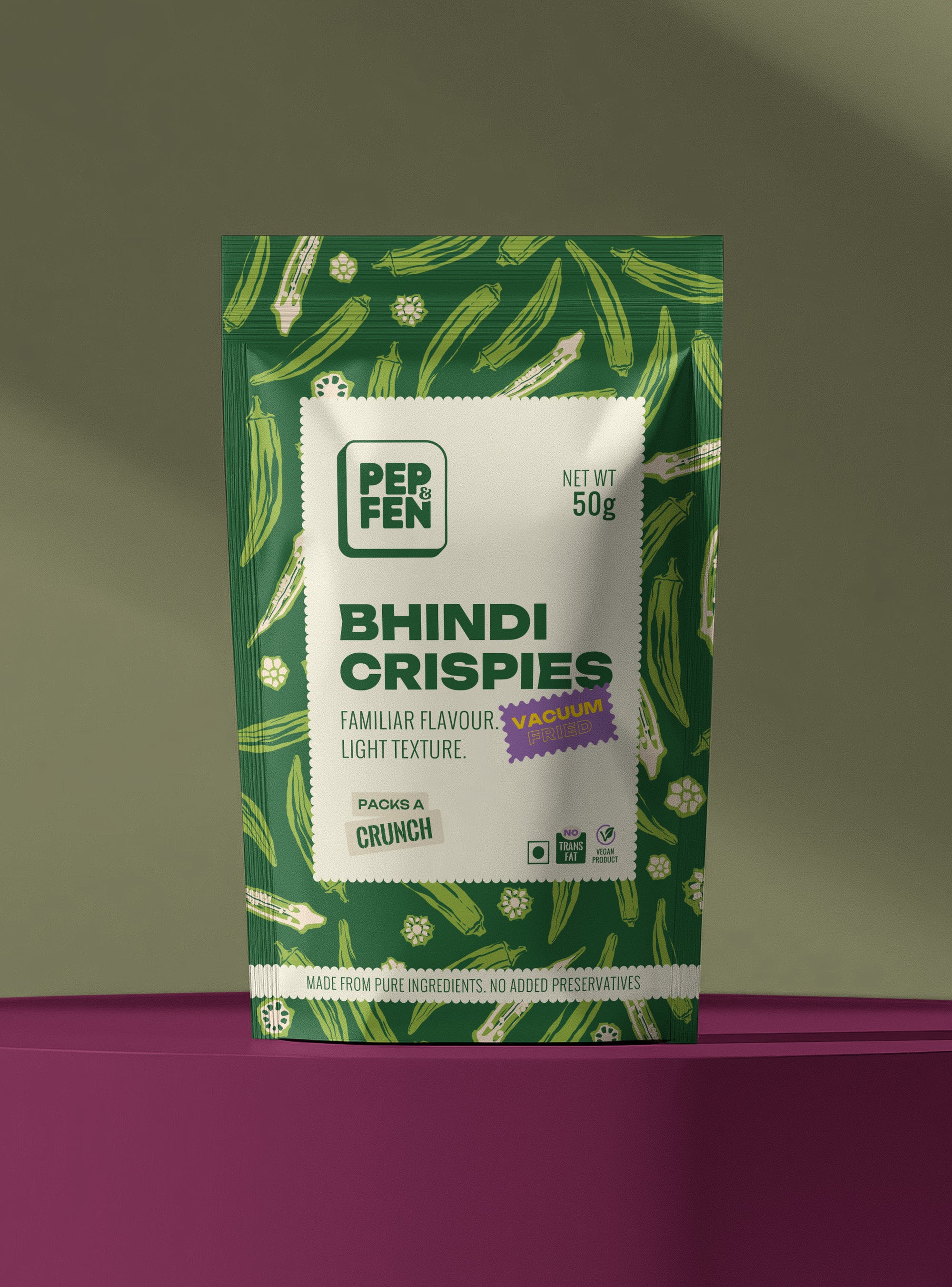 Bhindi Crisps
