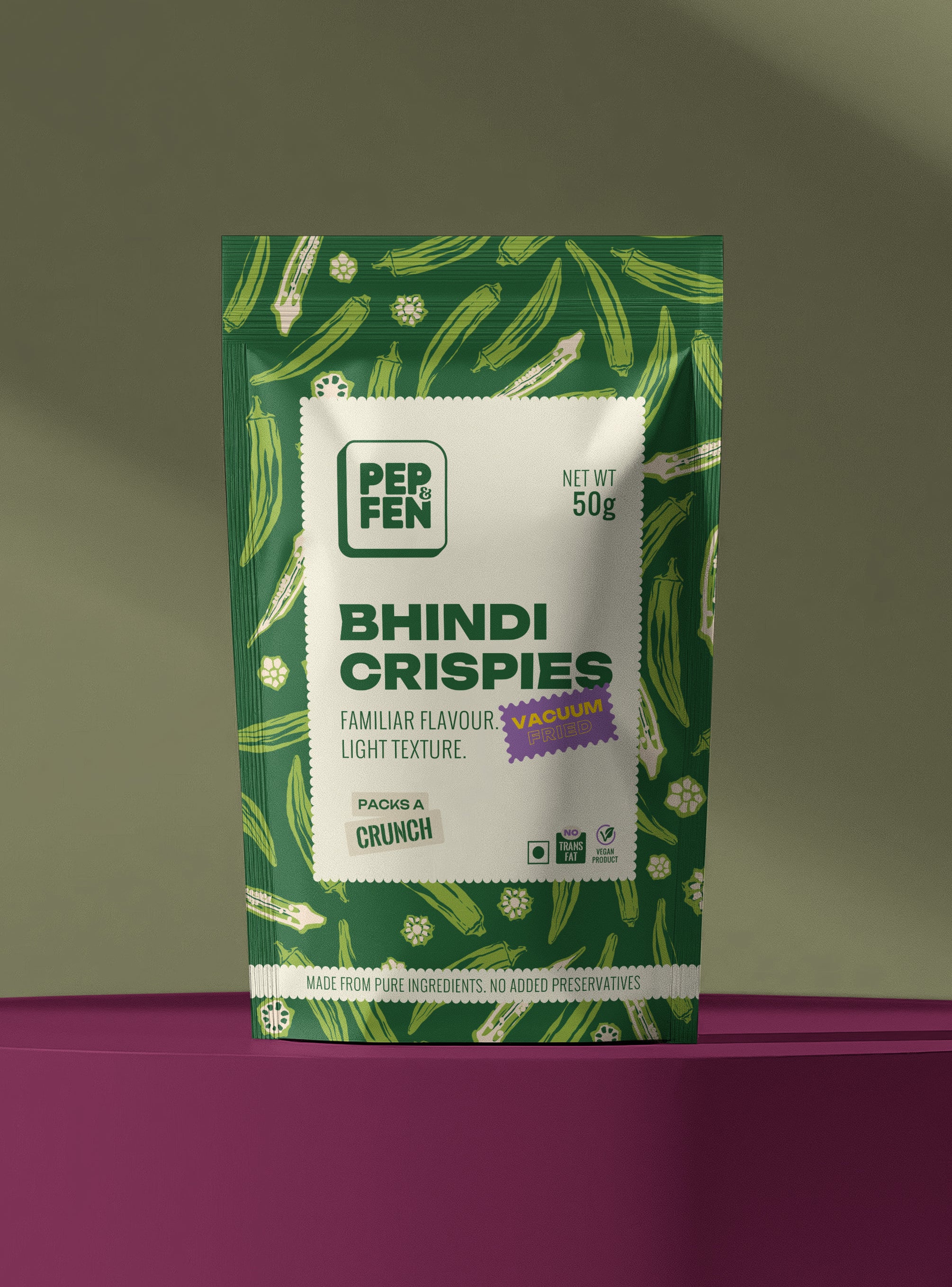 Bhindi Crisps