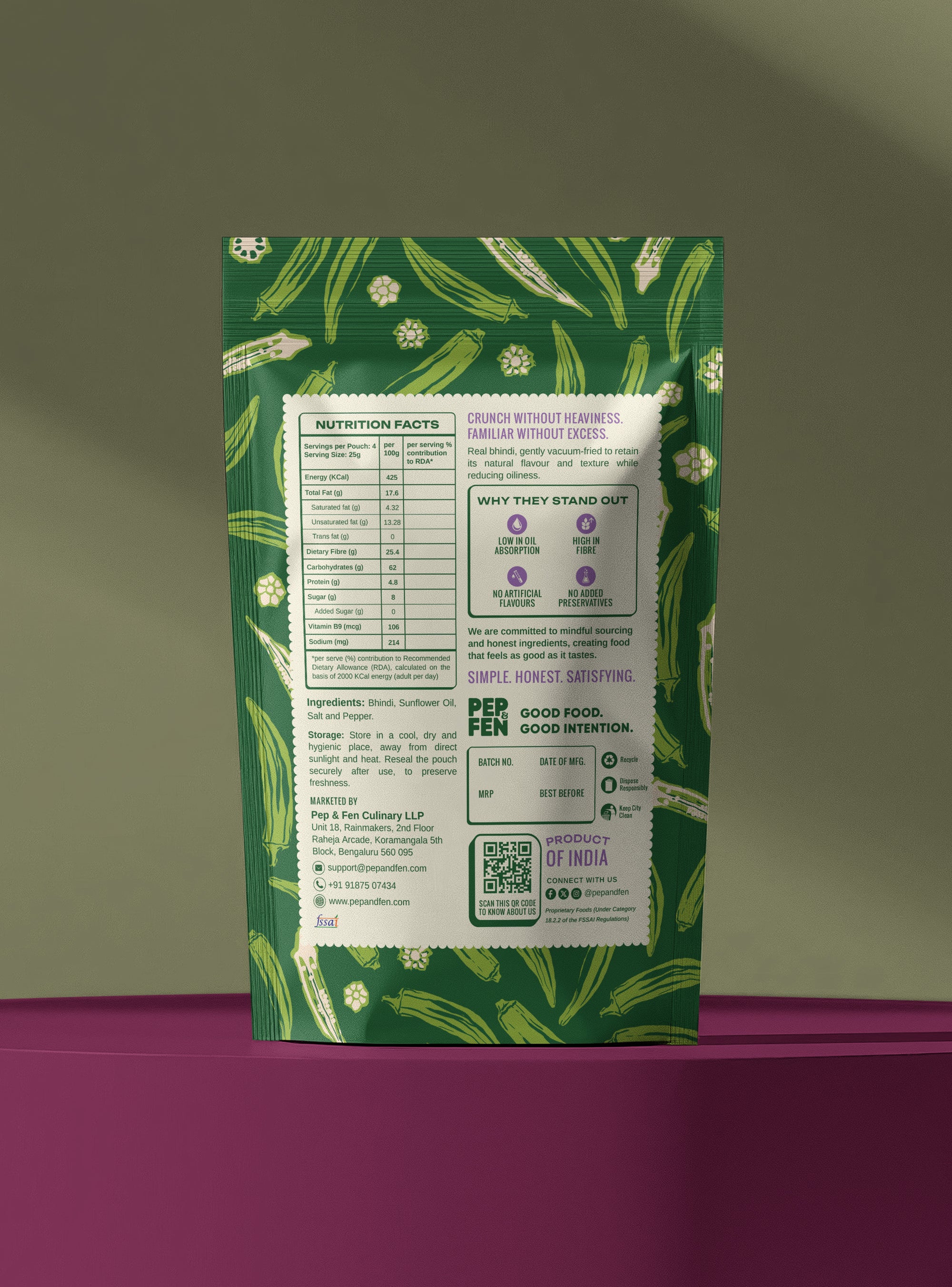Bhindi Crisps